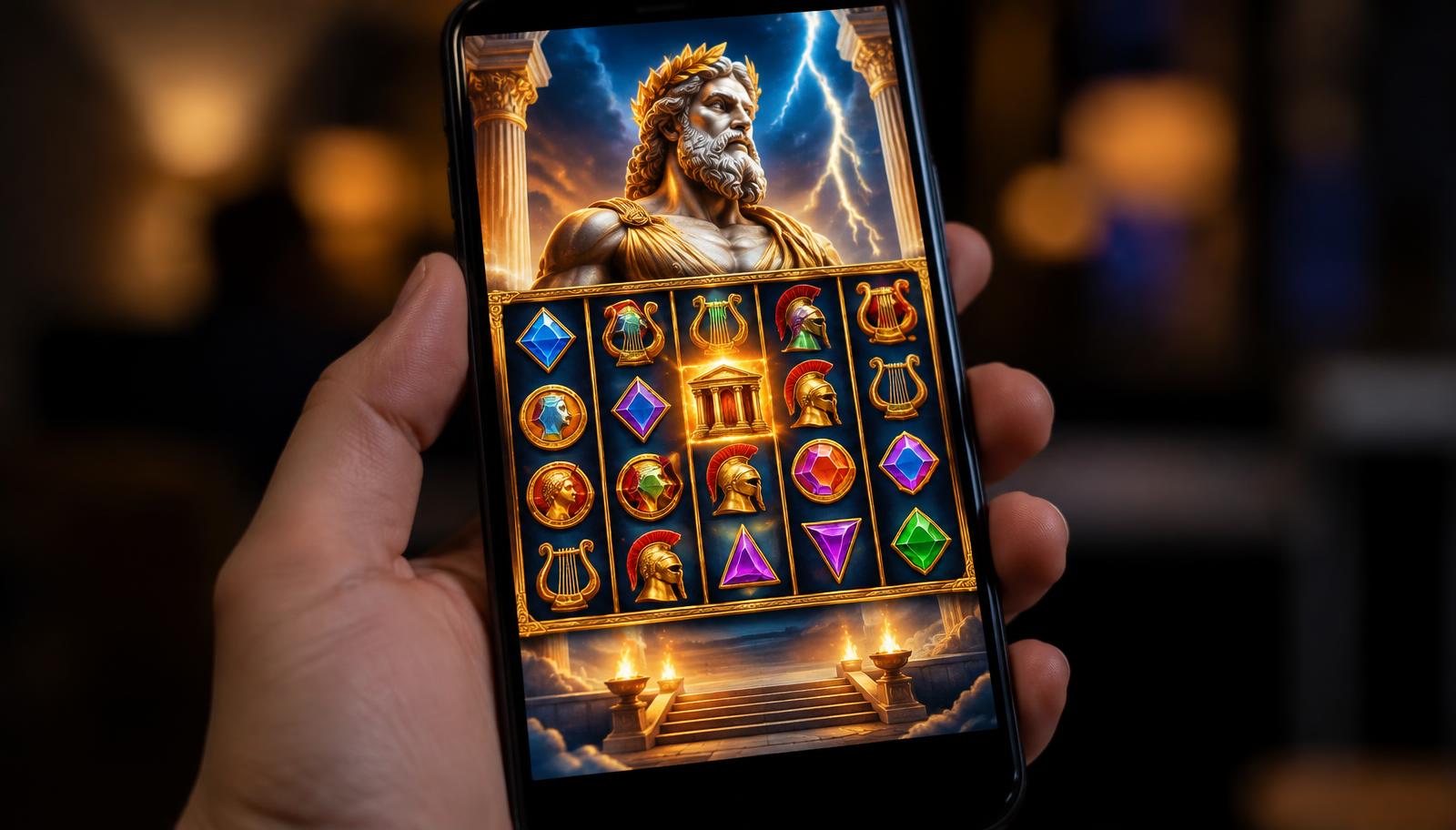 Gates of Olympus is built around Zeus, tumbling symbols and multiplier orbs.